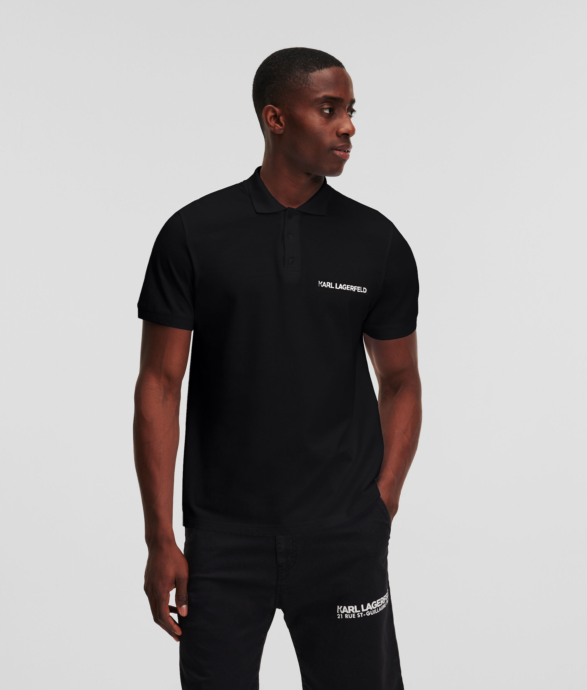 (image for) Strong Big Karl Logo Polo Shirt